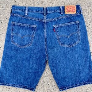 Levi‎ Strauss 501 Blue Denim Jean Shorts Men's W 38